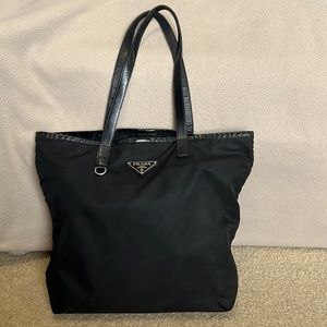 Authentic Prada Black Nylon Shoulder Used